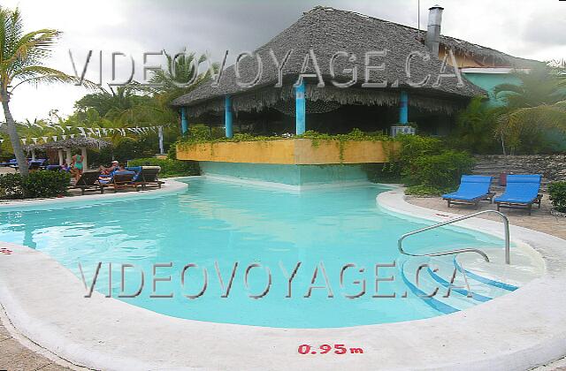 Cuba Guardalavaca Paradisus Rio de oro A small corner of the pool near the snack bar La Laguna.