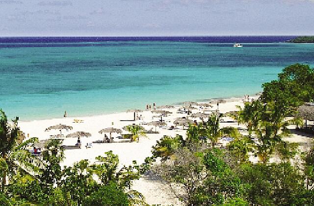 Cuba Guardalavaca Paradisus Rio de oro Esmeralda The public beach at the end of the beach of the Paradisus.