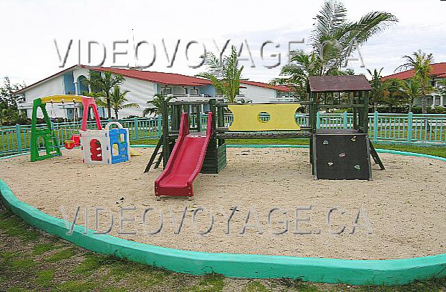 Cuba Guardalavaca Playa Pesquero A small playground on the sand to cushion bad falls.