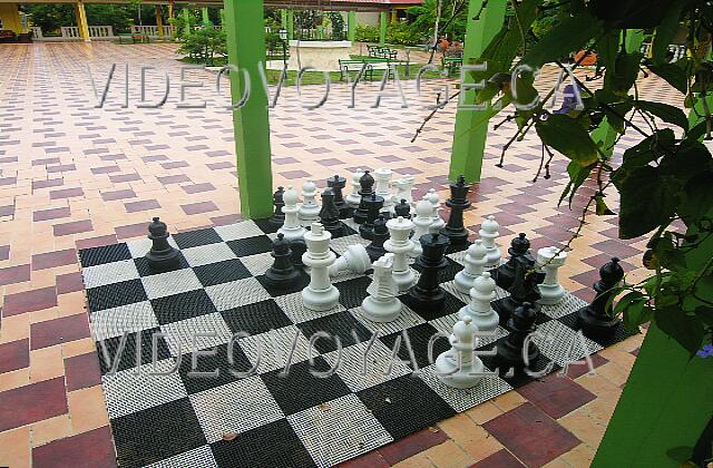 Cuba Guardalavaca Memories Holguin Beach Resort A giant chess game.