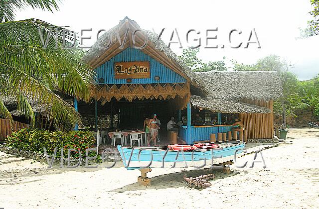 Cuba Guardalavaca Sol Rio De Luna Y Mares The snack bar Nina. Open in high season as the Cuban restaurant card.