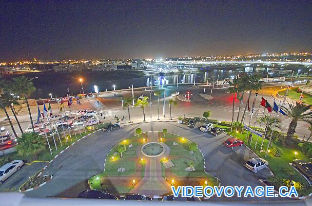 Maroc Rabat Golden Tulip Farah Rabat Outside the hotel an ancient fortification and a view of the city of Salé.