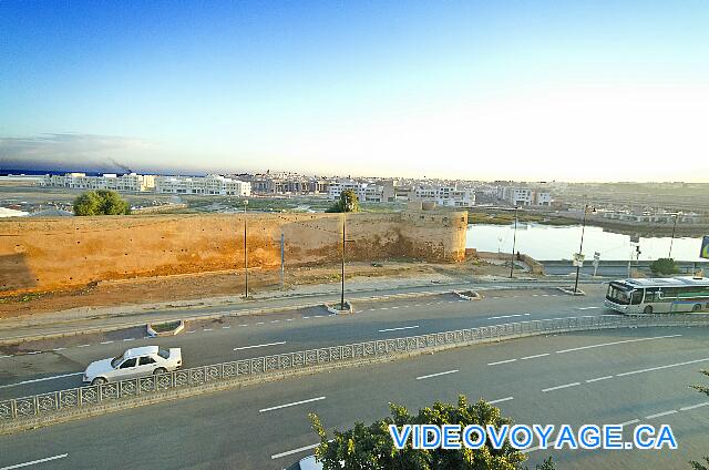 Maroc Rabat Golden Tulip Farah Rabat Spaces for parking outside the hotel.