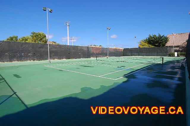 Republique Dominicaine Puerto Plata Iberostar Costa Dorada La primera pista de tenis.