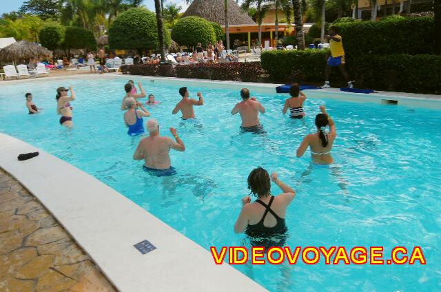 Republique Dominicaine Puerto Plata Iberostar Costa Dorada Gimnasia acuática