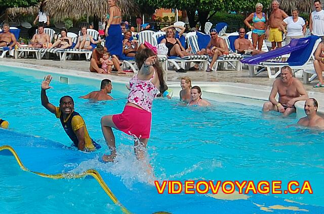 Republique Dominicaine Puerto Plata Iberostar Costa Dorada Correr en una cinta en el agua!