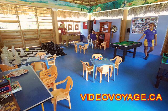 Republique Dominicaine Puerto Plata Iberostar Costa Dorada Mini club with various games.