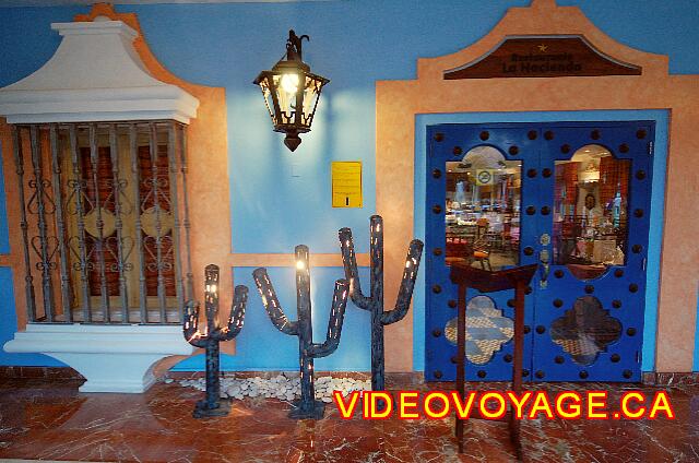 Republique Dominicaine Puerto Plata Iberostar Costa Dorada La entrada al restaurante La Hacienda mexicana.