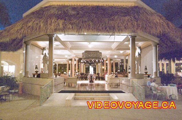 Republique Dominicaine Puerto Plata Iberostar Costa Dorada The back of the lobby in the evening.