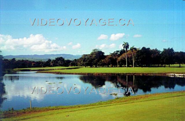 Republique Dominicaine Puerto Plata Holiday Village Golden Beach Several Lakes and rivers along the golf course.