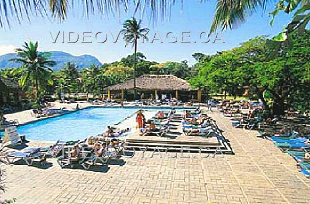 Republique Dominicaine Puerto Plata Holiday Village Golden Beach An overview of the main pool.