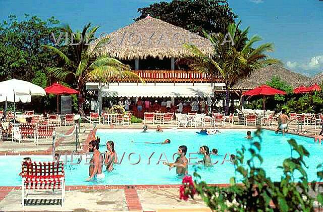 Republique Dominicaine Puerto Plata Holiday Village Golden Beach The main pool there some years ago.