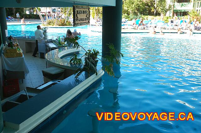 Republique Dominicaine Puerto Plata Grand Paradise Playa Dorada Le bar dans la piscine.