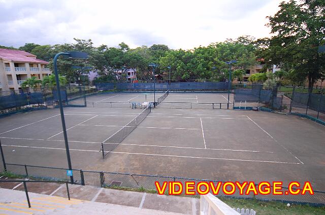 Republique Dominicaine Puerto Plata Celuisma Playa Dorada The other two tennis courts.