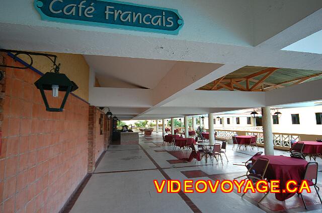 Republique Dominicaine Puerto Plata Celuisma Playa Dorada The French Cafe terrace bar in the main building.