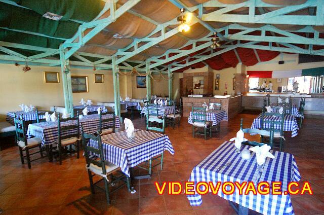 Republique Dominicaine Puerto Plata Celuisma Playa Dorada The interior of the Italian restaurant.