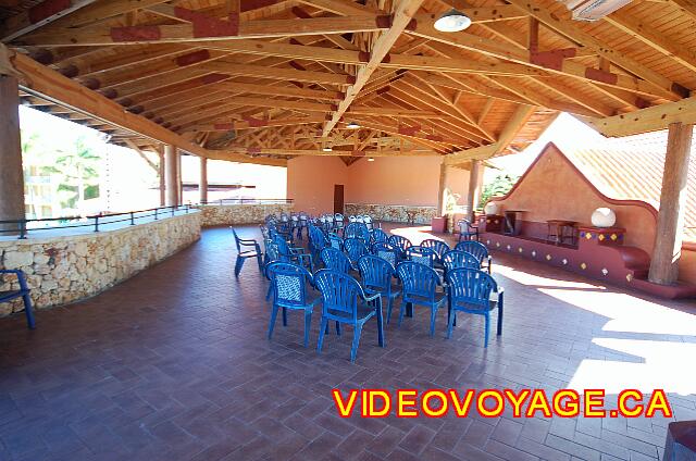 Republique Dominicaine Puerto Plata Gran Ventana La habitación de arriba de la sala del hotel ahora se utiliza para las reuniones de rondas operador. Antes había una sala de juegos aquí.