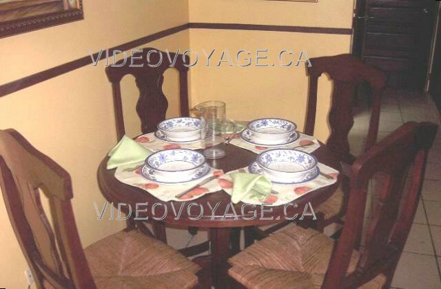 Republique Dominicaine Puerto Plata Blue Bay Gateway Villa Doradas Triple formulas Club rooms have a dining table in the room.