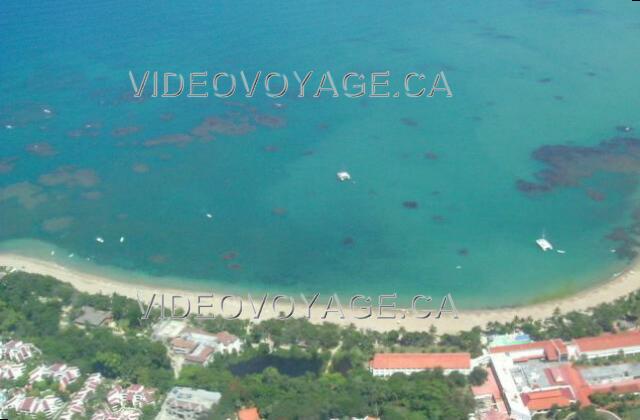 Republique Dominicaine Puerto Plata Blue Bay Gateway Villa Doradas An aerial photographs of Playa Dorada. Hotel Villas Doradas is located in the middle of the photograph. We appercevons the laagune. The sea is little reef in the part of Villas Doradas.