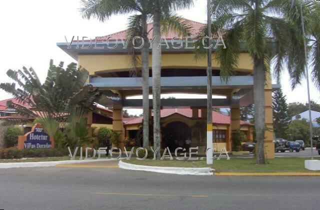 Republique Dominicaine Puerto Plata Blue Bay Gateway Villa Doradas The entrance to the Villas Doradas hotel.