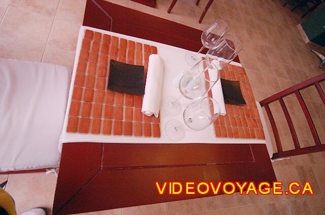 Republique Dominicaine Puerto Plata Viva Playa Dorada The presentation of tables.