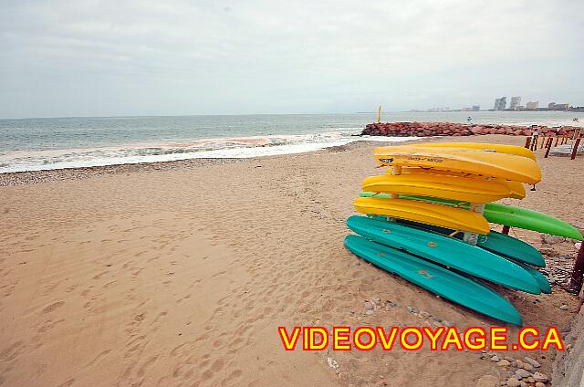 Mexique Puerto Vallarta Buenaventura Grand Kayaks de mar como el único deporte acuático.