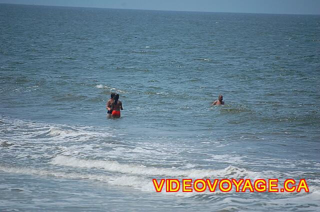 Mexique Bucerias Royal Decameron Vallarta Des baigneurs à plus de 150 mêtres du bord.