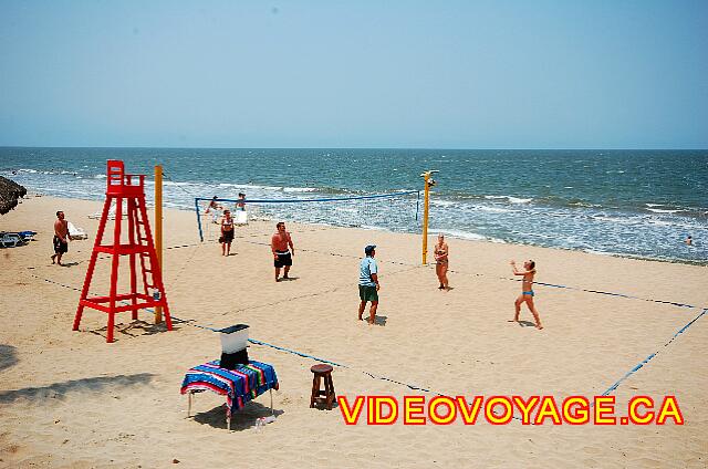 Mexique Bucerias Royal Decameron Vallarta Le volleyball sur la plage.