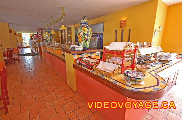 Mexique Bucerias Royal Decameron Vallarta Le buffet le midi.