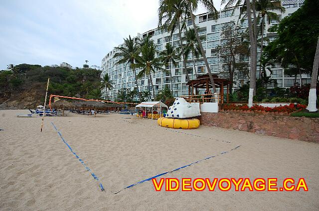 Mexique Puerto Vallarta Dreams Puerto Vallarta Le terrain de volleyball sur la plage.