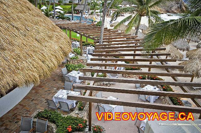 Mexique Puerto Vallarta Dreams Puerto Vallarta La terraza al aire libre del restaurante Porto Fino.