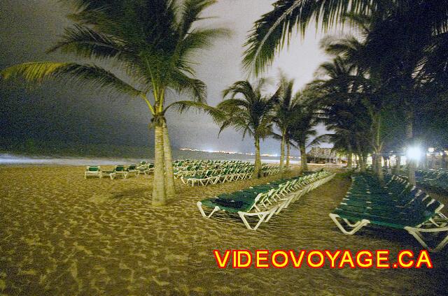 Mexique Nuevo Vallarta Riu Jalisco La playa por la noche.