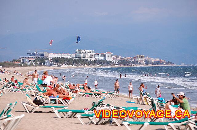 Mexique Nuevo Vallarta Riu Jalisco La playa se extiende por unos pocos kilómetros al sur.