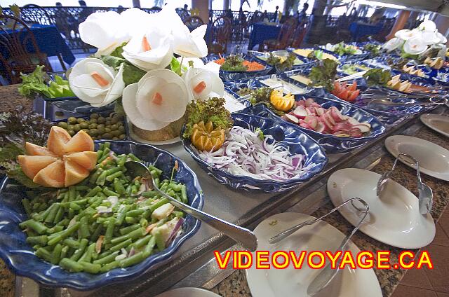 Mexique Nuevo Vallarta Riu Jalisco Verduras para hacer una ensalada.