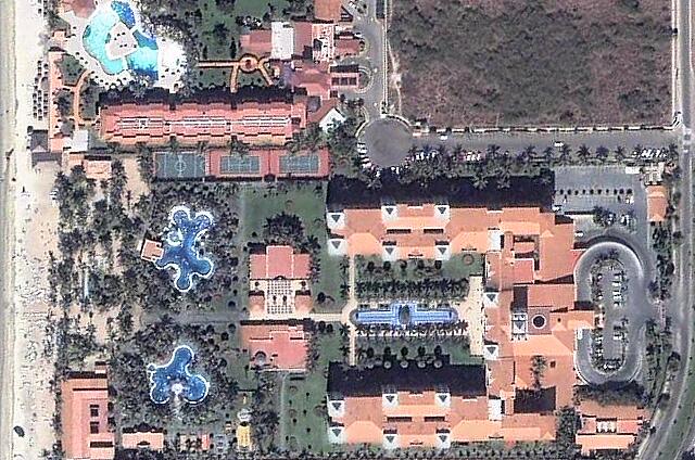 Mexique Nuevo Vallarta Riu Jalisco An aerial view of the site.