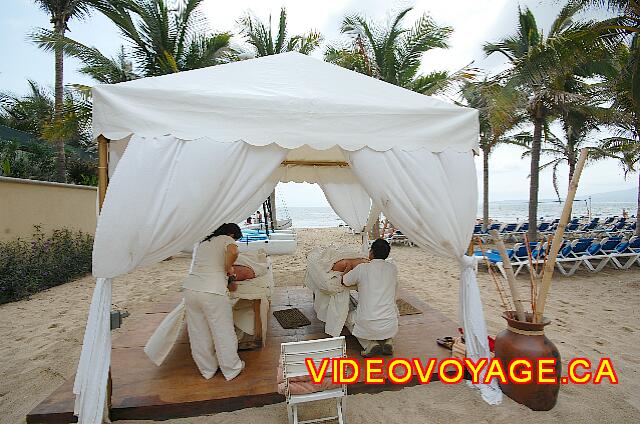 Mexique Nuevo Vallarta Riu Vallarta Para un masaje en la playa.