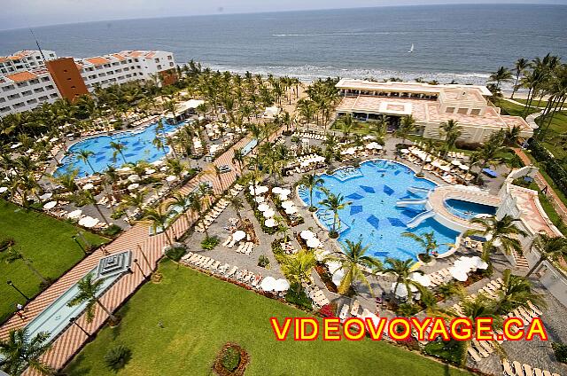 Mexique Nuevo Vallarta Riu Vallarta La piscina infantil está situado justo al lado del restaurante de la playa.