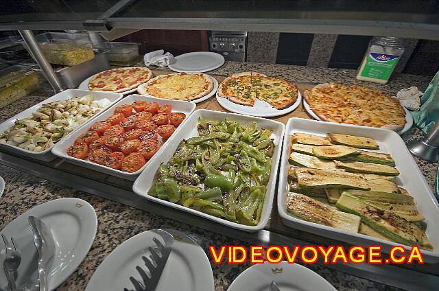 Mexique Nuevo Vallarta Riu Vallarta Pizzas y verduras calientes.