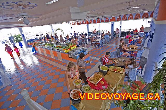 Mexique Nuevo Vallarta Riu Vallarta Un buffet frío en la entrada también.