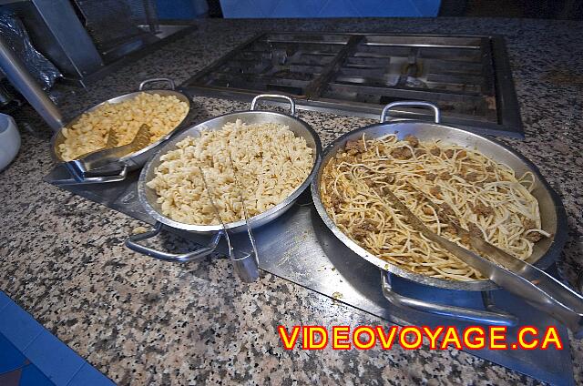 Mexique Nuevo Vallarta Riu Vallarta Pasta de diferentes sabores.