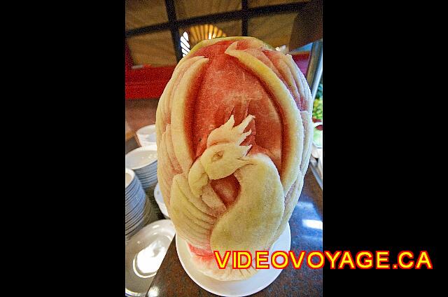 Mexique Nuevo Vallarta Riu Vallarta A fruit Scult