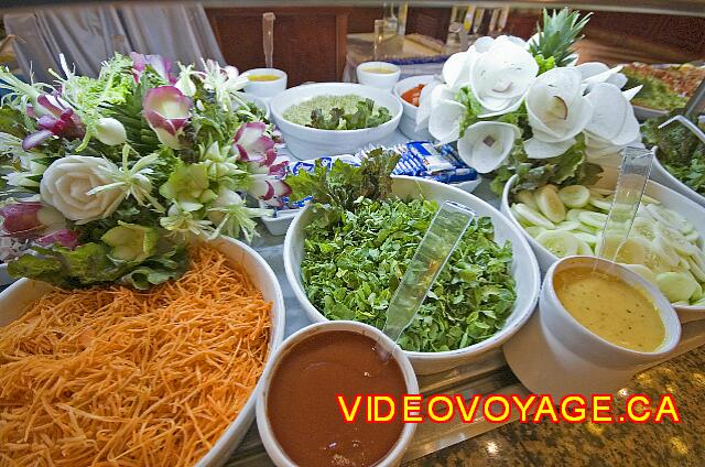 Mexique Nuevo Vallarta Riu Vallarta Verduras y aderezos para ensaladas Muchos.