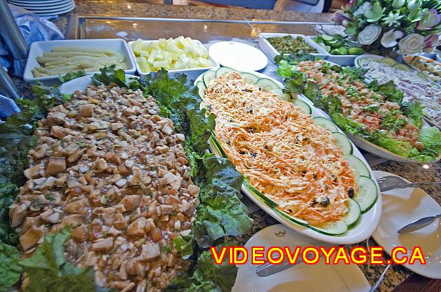 Mexique Nuevo Vallarta Riu Vallarta Las ensaladas de diferentes sabores.