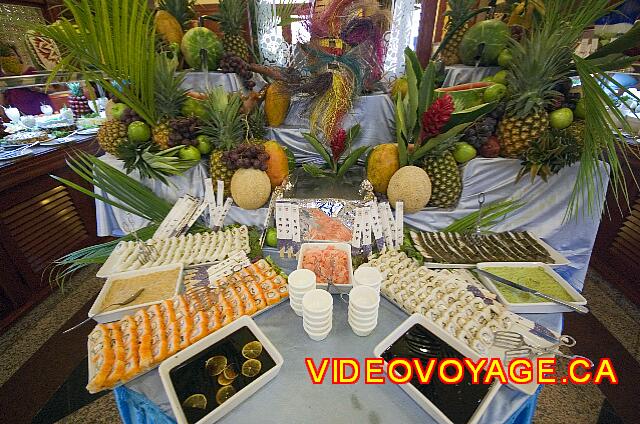 Mexique Nuevo Vallarta Riu Vallarta Una selección de sushi.