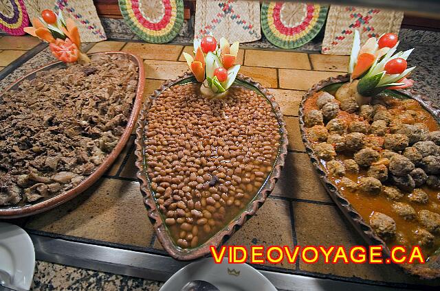 Mexique Nuevo Vallarta Riu Vallarta Hot dishes on a hot plate.