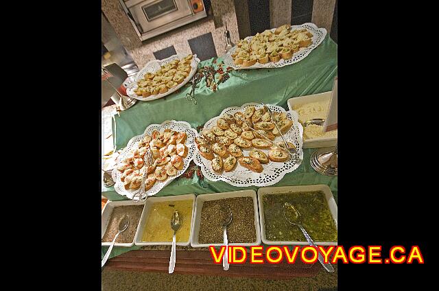 Mexique Nuevo Vallarta Riu Vallarta Panes con diferentes sabores.