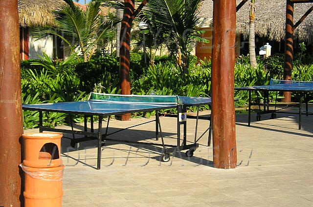 Republique Dominicaine Punta Cana Gran Bahia Principe Ping-pong tables.