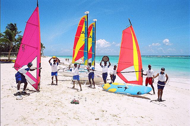 Republique Dominicaine Punta Cana Gran Bahia Principe The various non-motorized water sports included. Other sports that are motorized are available but not included.