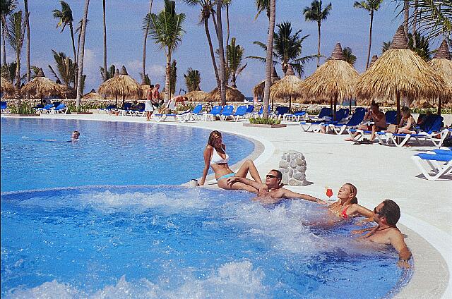 Republique Dominicaine Punta Cana Gran Bahia Principe Le bain tourbillon.