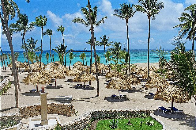 Republique Dominicaine Punta Cana Gran Bahia Principe El borde de la playa.